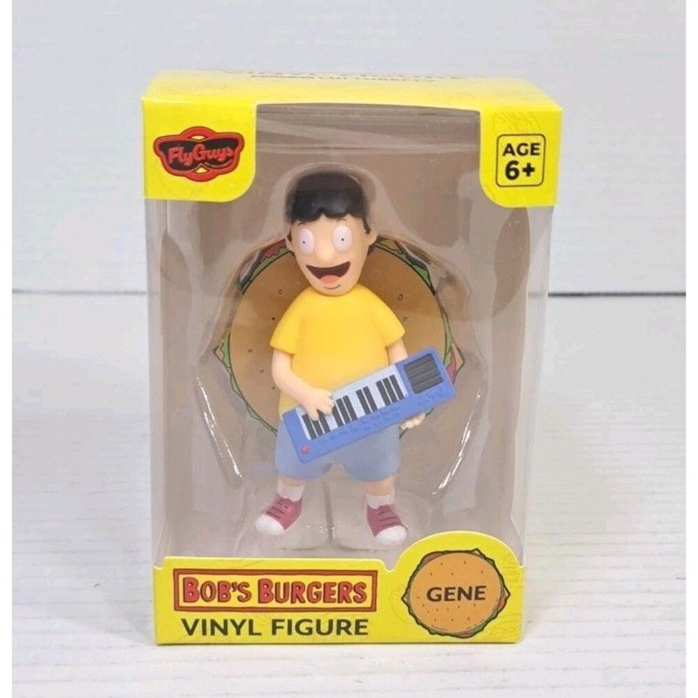 Bob's Burgers Gene Belcher 4" Vinyl Figure CultureFly FlyGuys Collectible NEW